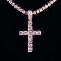 Diamond Cross in Rose Gold