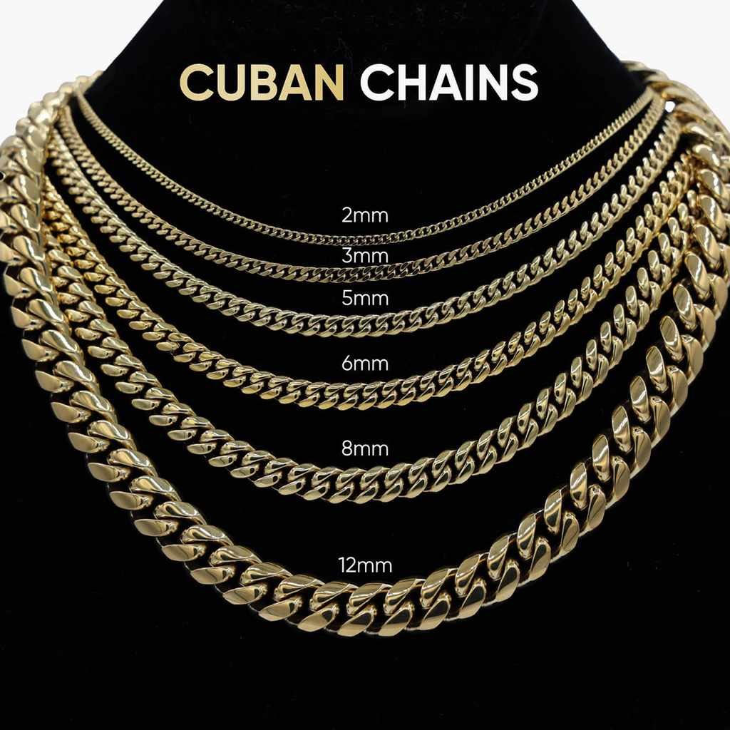 Cuban Link Necklace in Rose Gold- 5mm