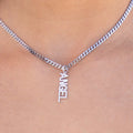 'Angel' Pendant - White Gold